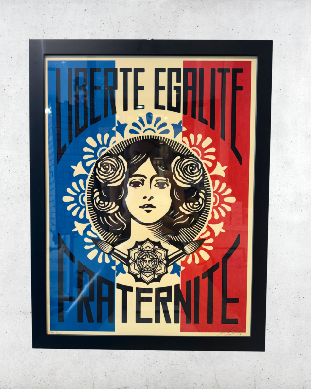 Liberté, Égalité, Fraternité - signée et numérotée